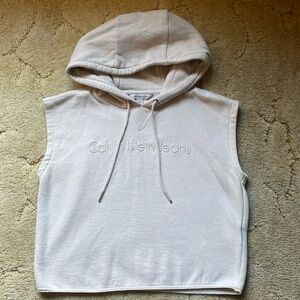 Calvin Klein Jeans Cutoff Hoodie Size XS